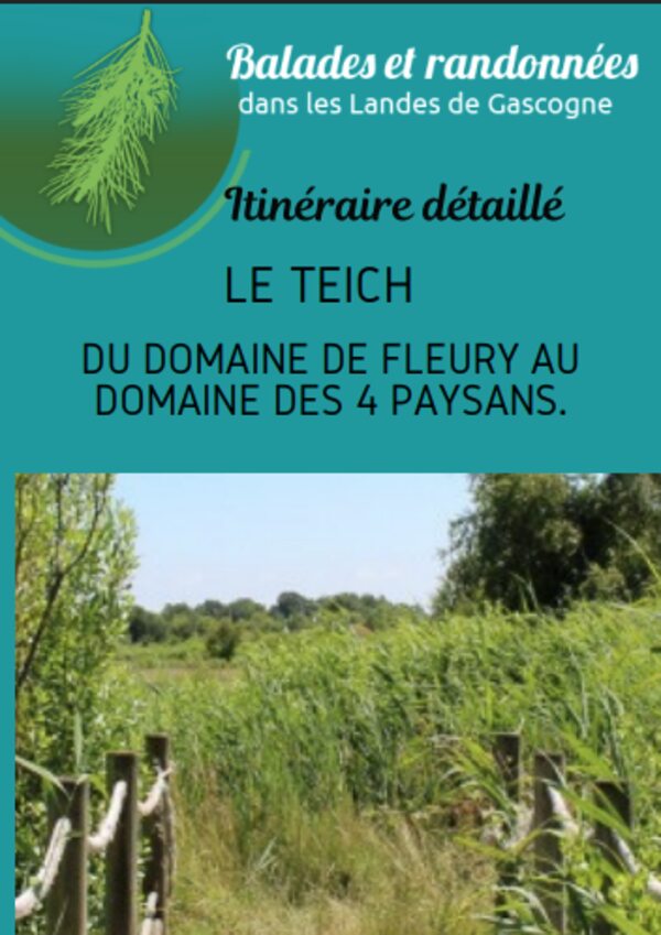 Balade – Du domaine de Fleury au domaine des 4 paysans – Le Teich