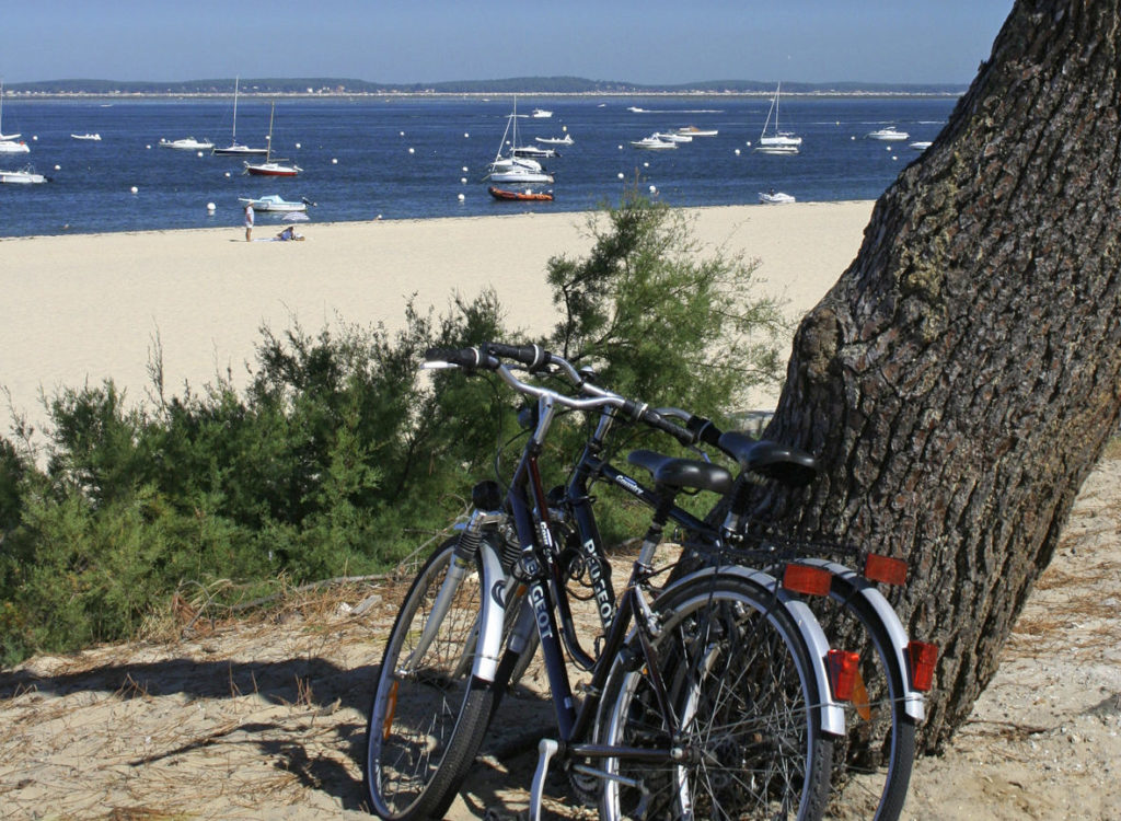 Louer un vélo • Le Teich pratique tour du bassin à vélo @siba