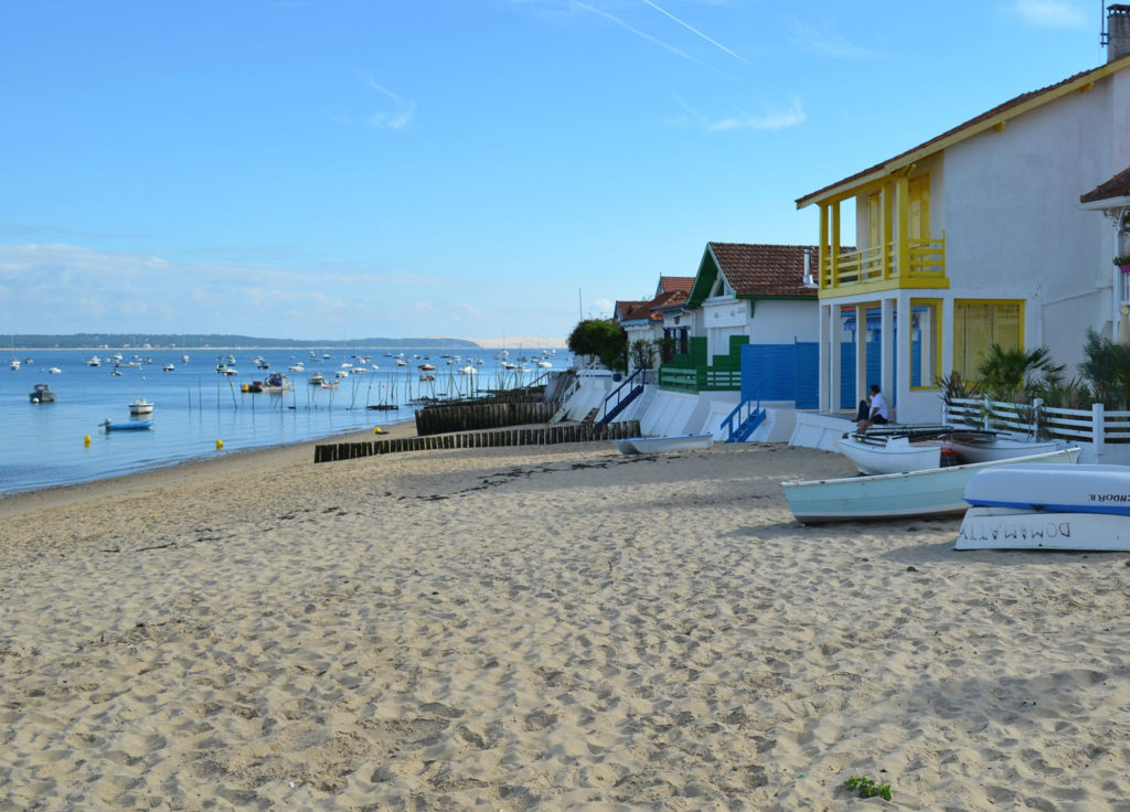 Sur le Bassin d’Arcachon • Aux alentours bassin d'arcachon - Village de l'herbe contenu phare et pointe cap ferret